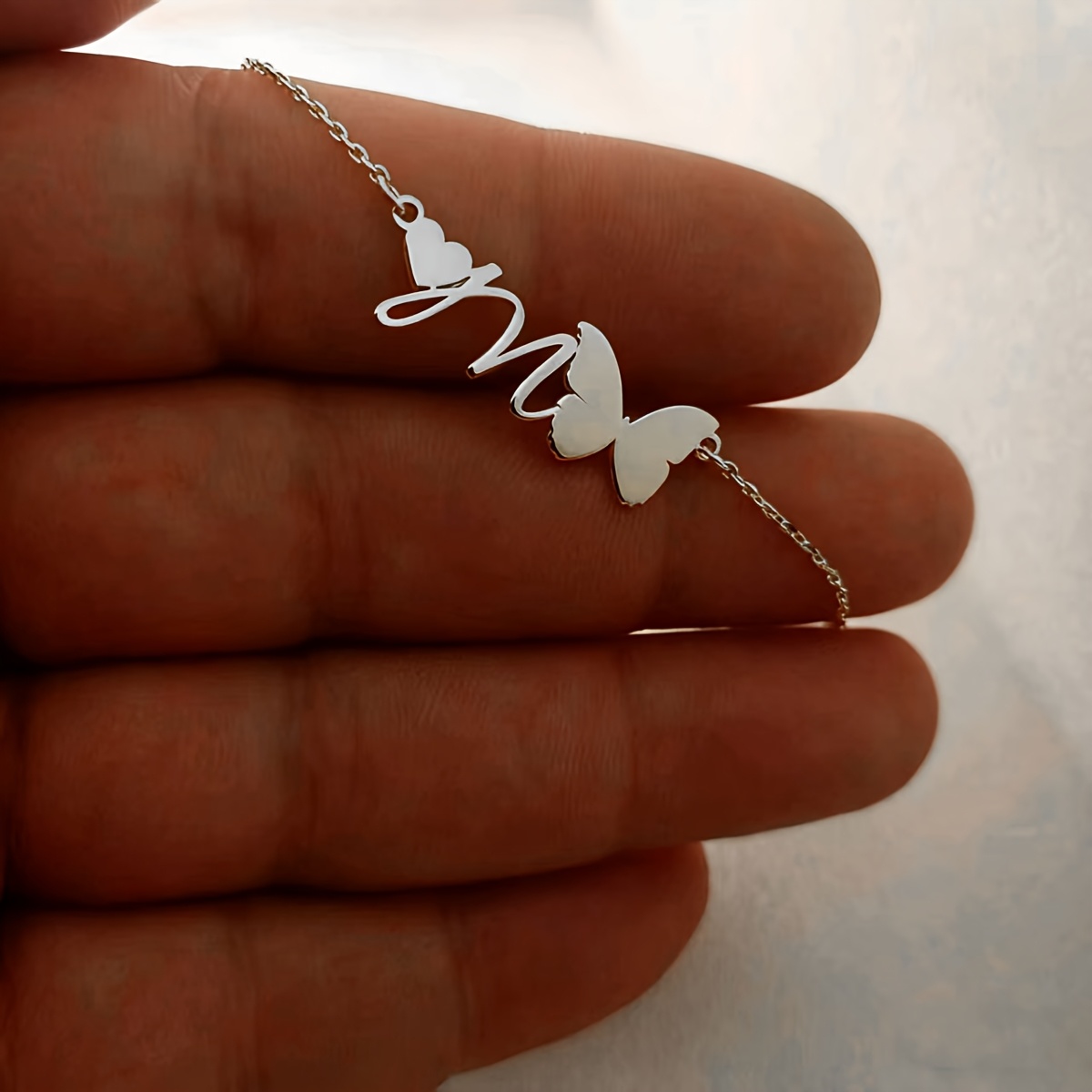 Women's Personalized Letter Necklaces with Charms